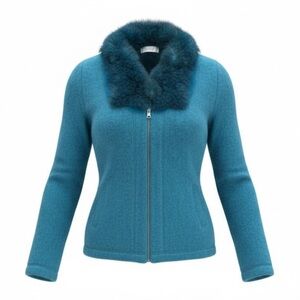 Luxury ✨ Koru New Zealand Dreamy Soft Possum Merino Silk Zip Cardigan ✨